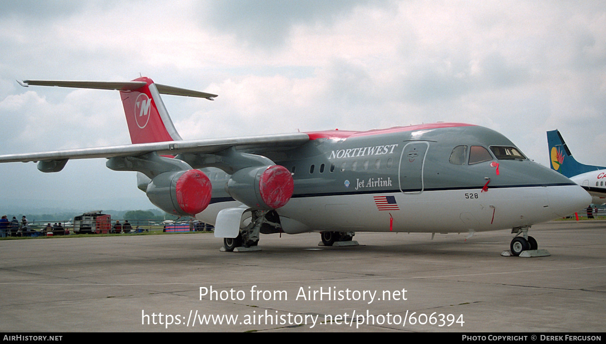 Aircraft Photo of N528XJ | BAE Systems Avro 146-RJ85A | Northwest Jet Airlink | AirHistory.net #606394