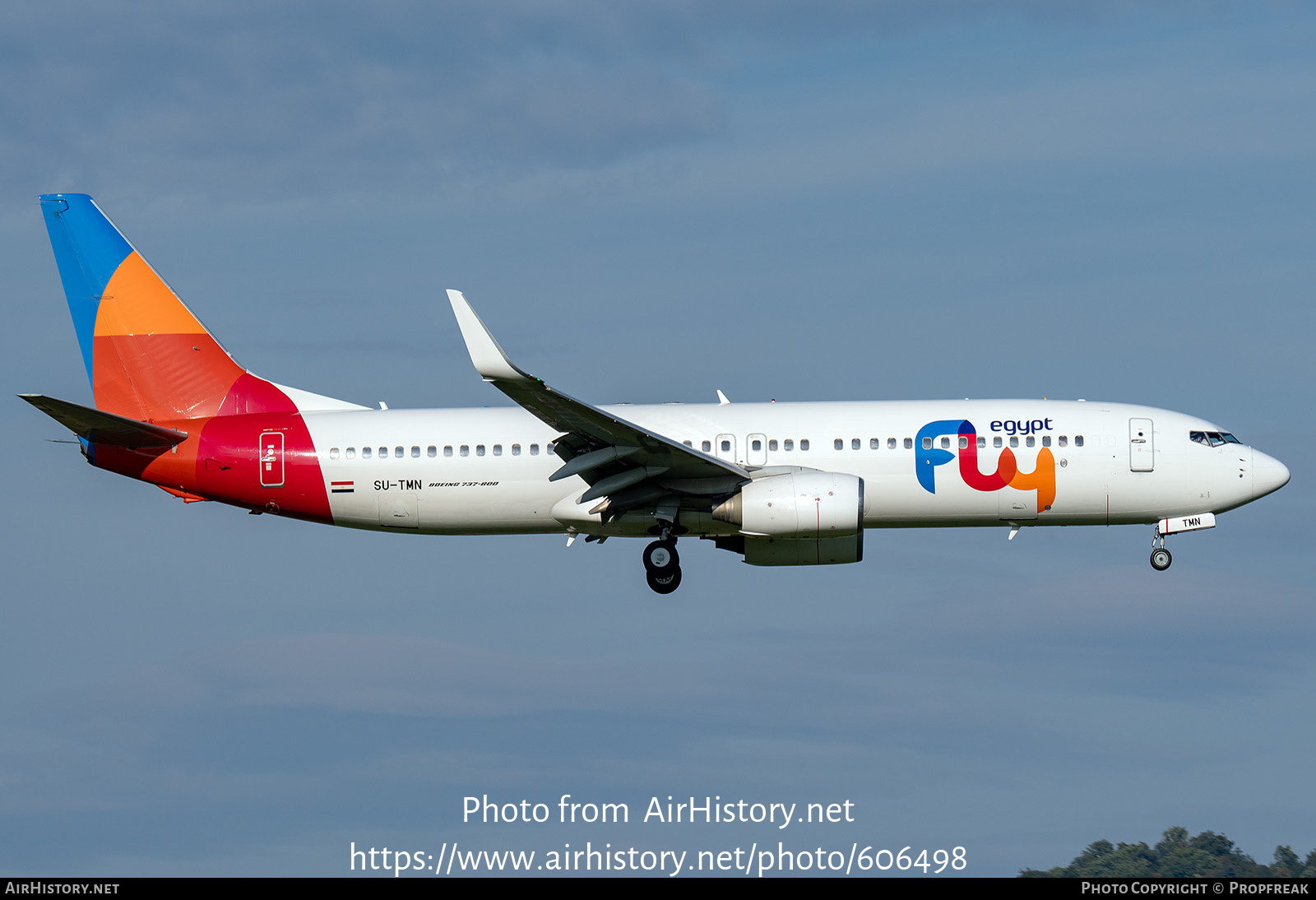 Aircraft Photo of SU-TMN | Boeing 737-86N | FlyEgypt | AirHistory.net #606498