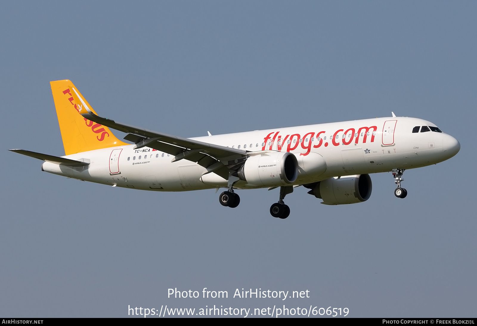 Aircraft Photo of TC-NCA | Airbus A320-251N | Pegasus Airlines | AirHistory.net #606519