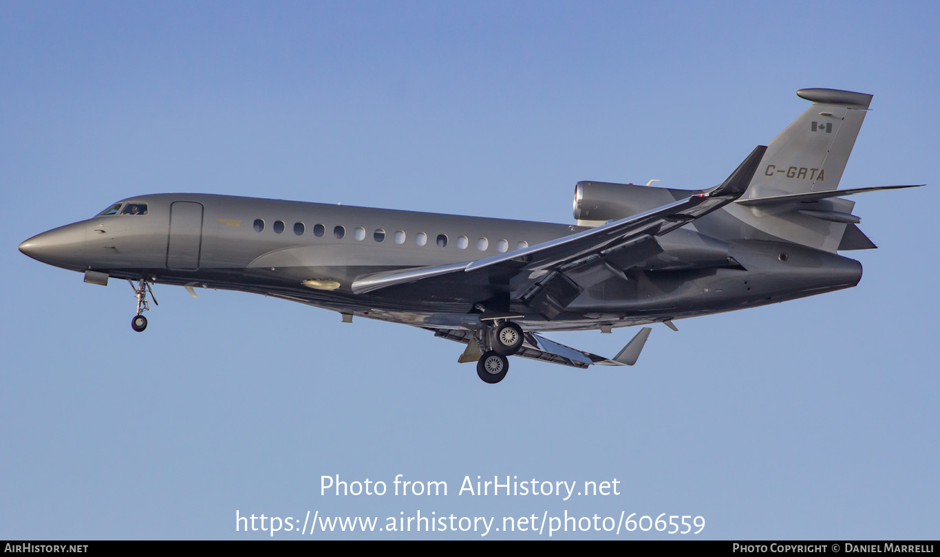 Aircraft Photo of C-GRTA | Dassault Falcon 7X | Anderson Air | AirHistory.net #606559