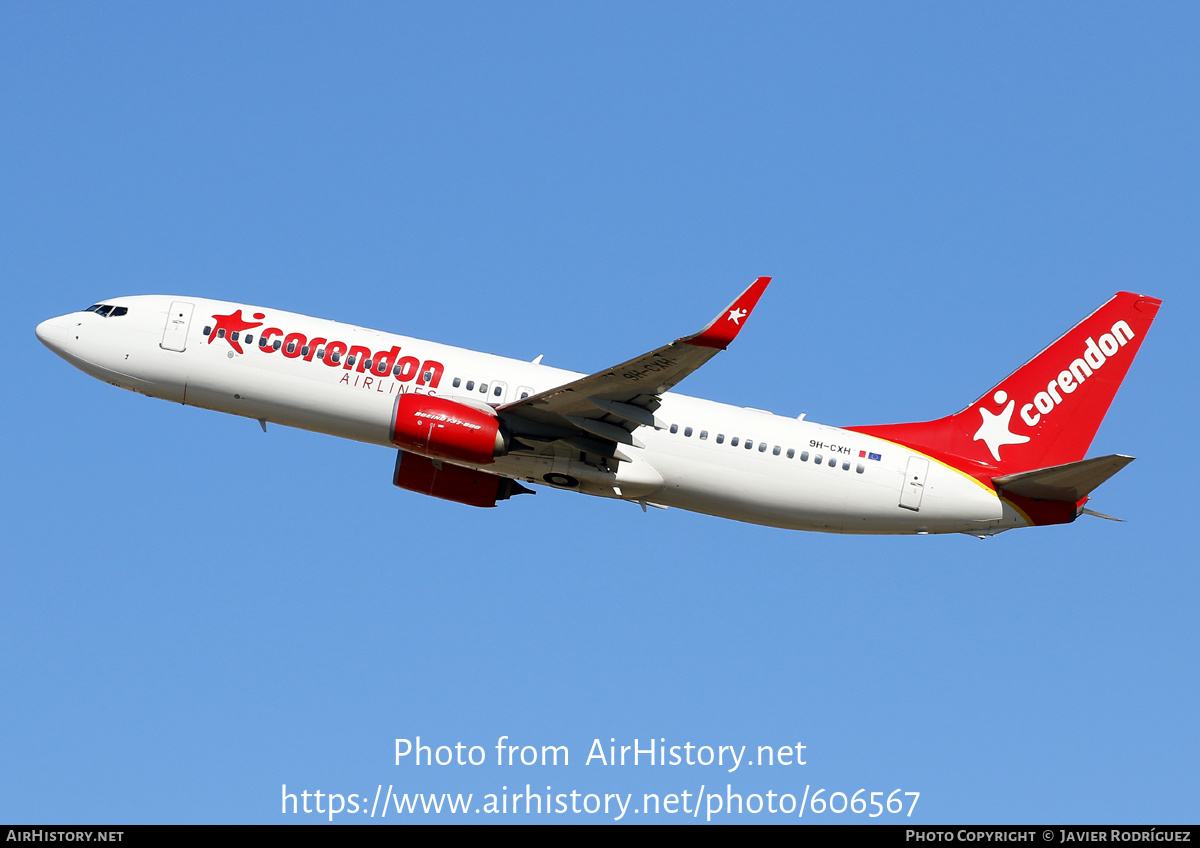 Aircraft Photo of 9H-CXH | Boeing 737-8ME | Corendon Airlines | AirHistory.net #606567