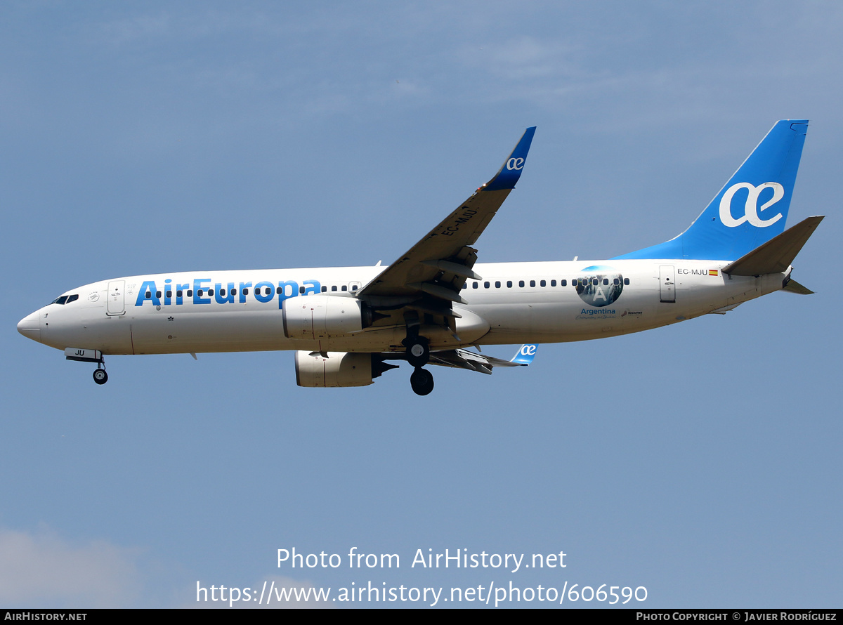 Aircraft Photo of EC-MJU | Boeing 737-85P | Air Europa | AirHistory.net #606590