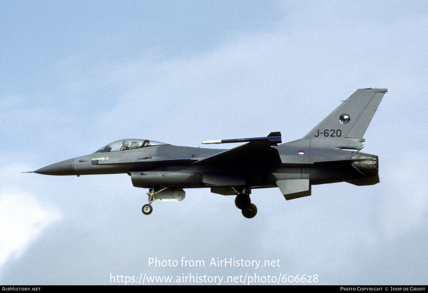 Aircraft Photo of J-620 | General Dynamics F-16A Fighting Falcon | Netherlands - Air Force | AirHistory.net #606628