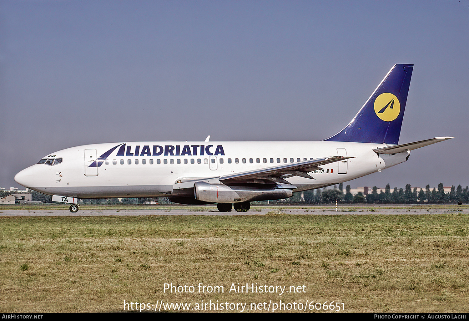 Aircraft Photo of I-JETA | Boeing 737-229/Adv | Aliadriatica | AirHistory.net #606651