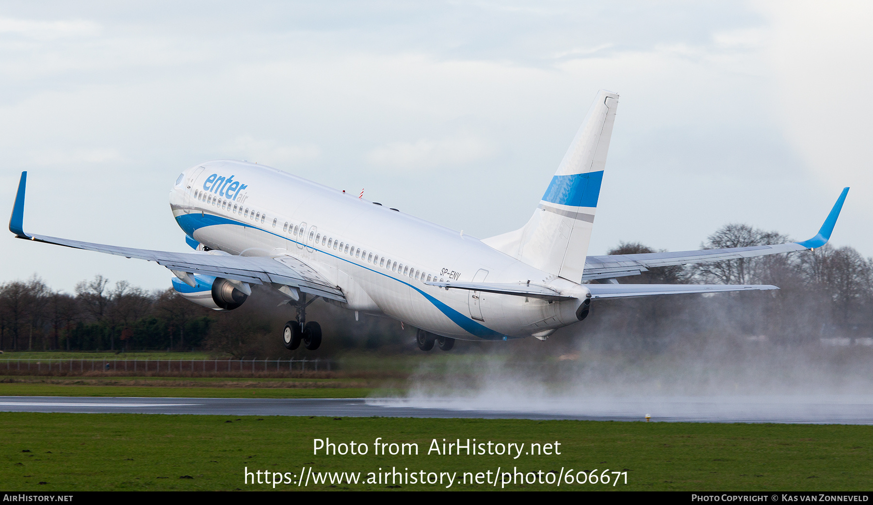 Aircraft Photo of SP-ENV | Boeing 737-8BK | Enter Air | AirHistory.net #606671