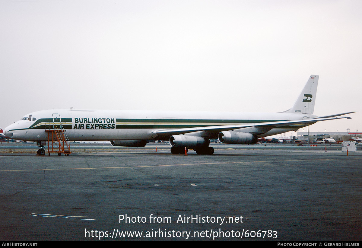 Aircraft Photo of N870BX | McDonnell Douglas DC-8-63(F) | Burlington Air Express | AirHistory.net #606783