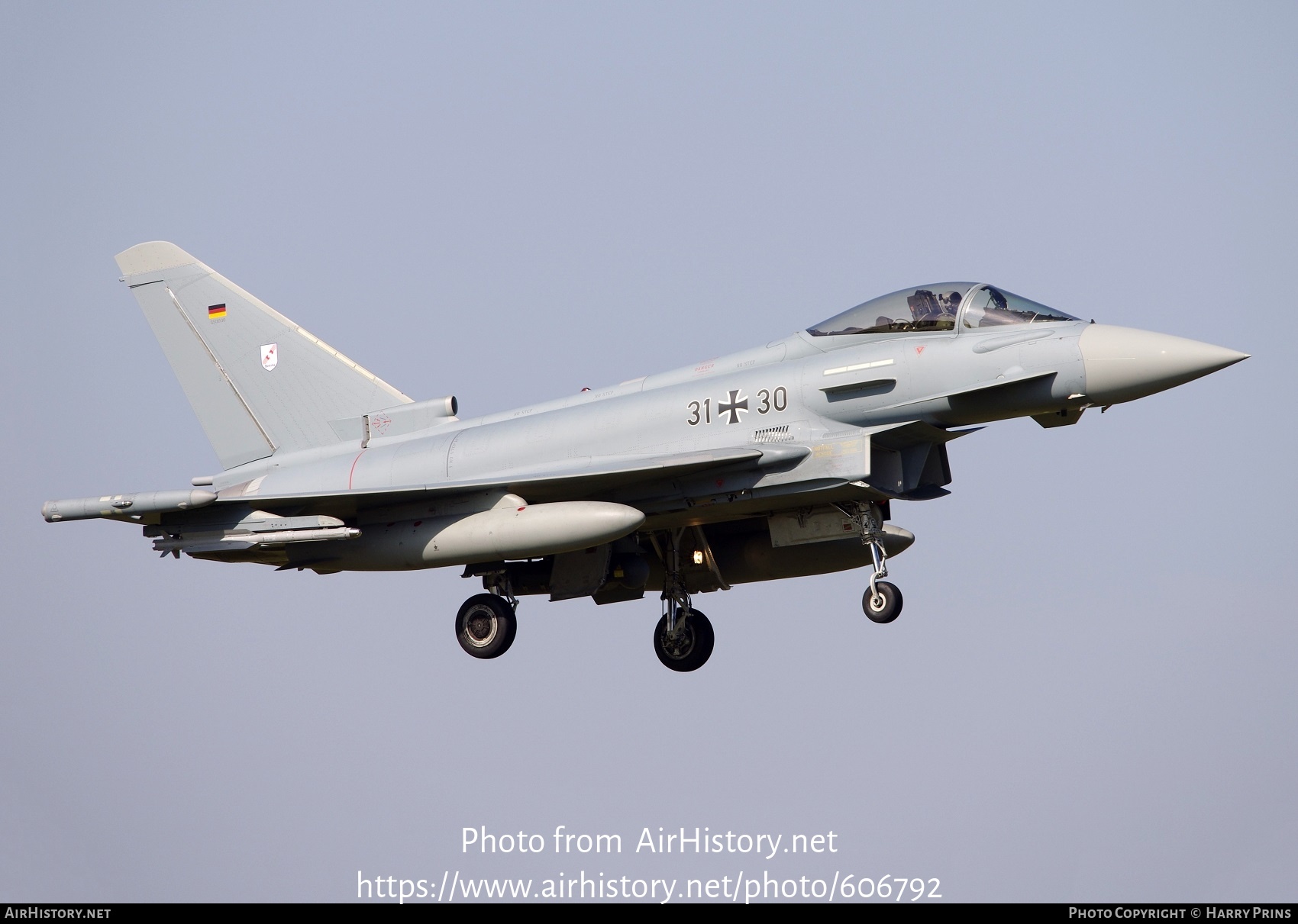 Aircraft Photo of 3130 | Eurofighter F-2000A Typhoon | Germany - Air Force | AirHistory.net #606792