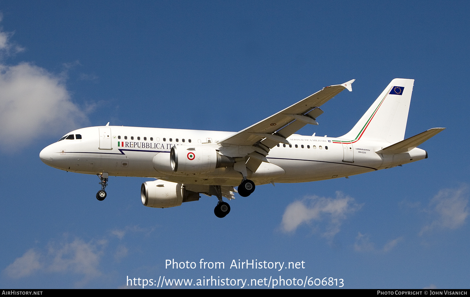 Aircraft Photo of MM62209 | Airbus ACJ319 (A319-115/CJ) | Italy - Air Force | AirHistory.net #606813