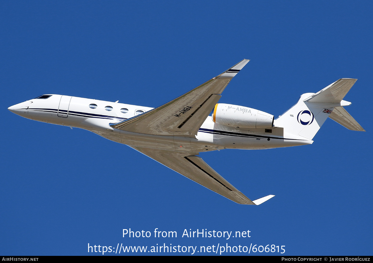 Aircraft Photo of M-AMBA | Gulfstream Aerospace G600 (G-VII) | AirHistory.net #606815