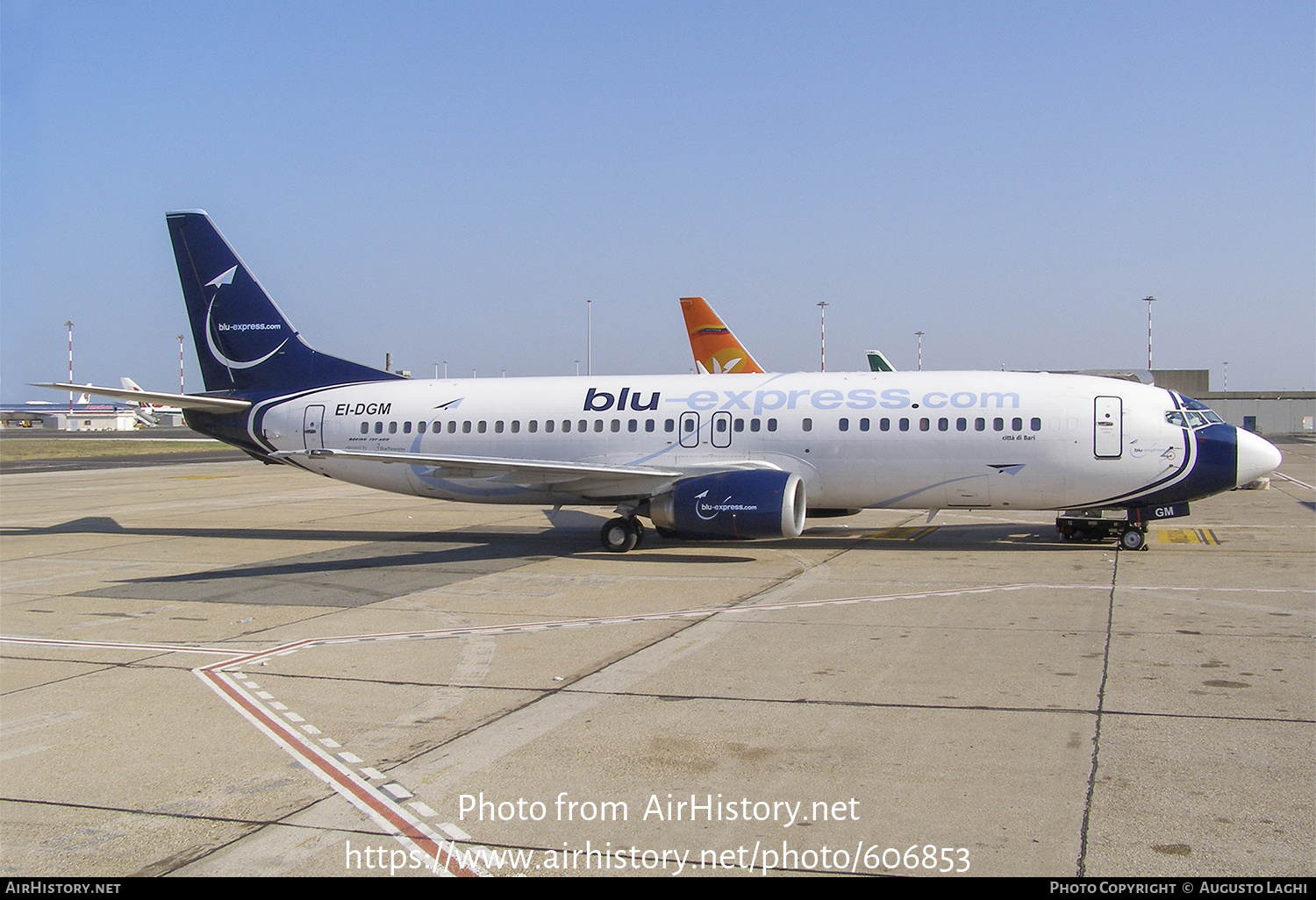 Aircraft Photo of EI-DGM | Boeing 737-4C9 | Blu-Express | AirHistory.net #606853