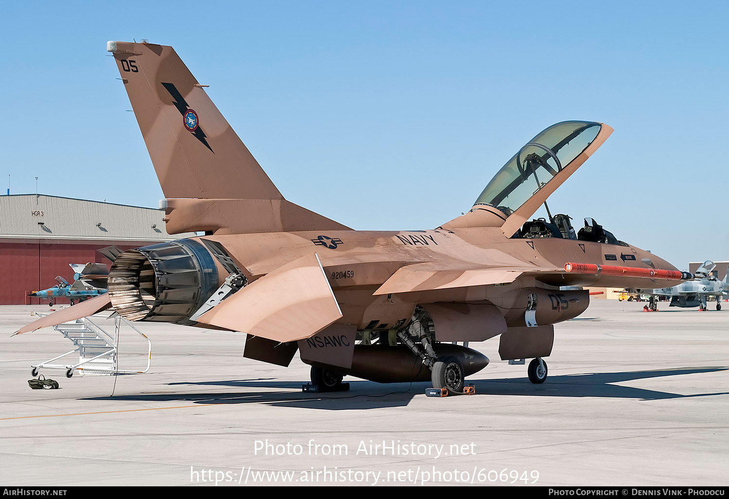 Aircraft Photo of 920459 | General Dynamics F-16B Fighting Falcon | USA - Navy | AirHistory.net #606949