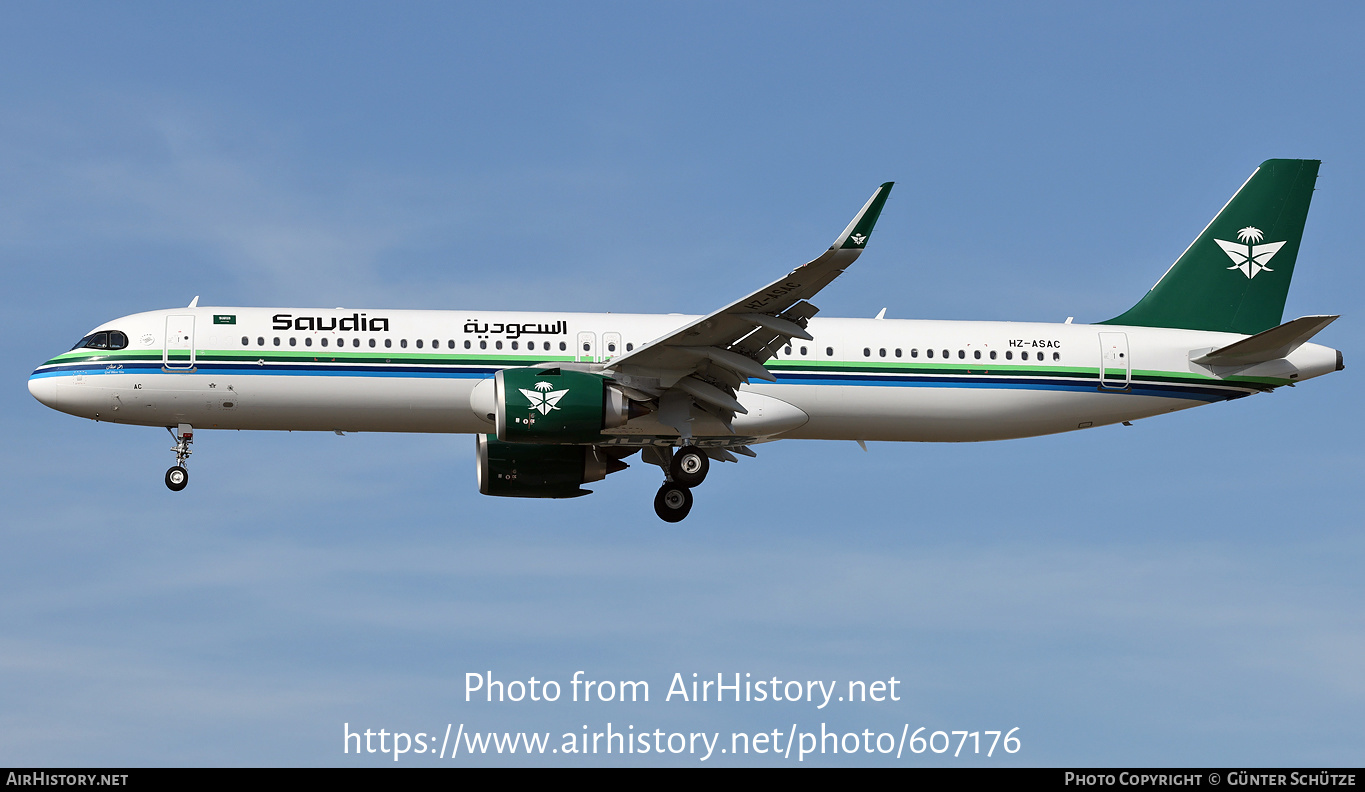 Aircraft Photo of HZ-ASAC | Airbus A321-251NX | Saudia - Saudi Arabian Airlines | AirHistory.net #607176