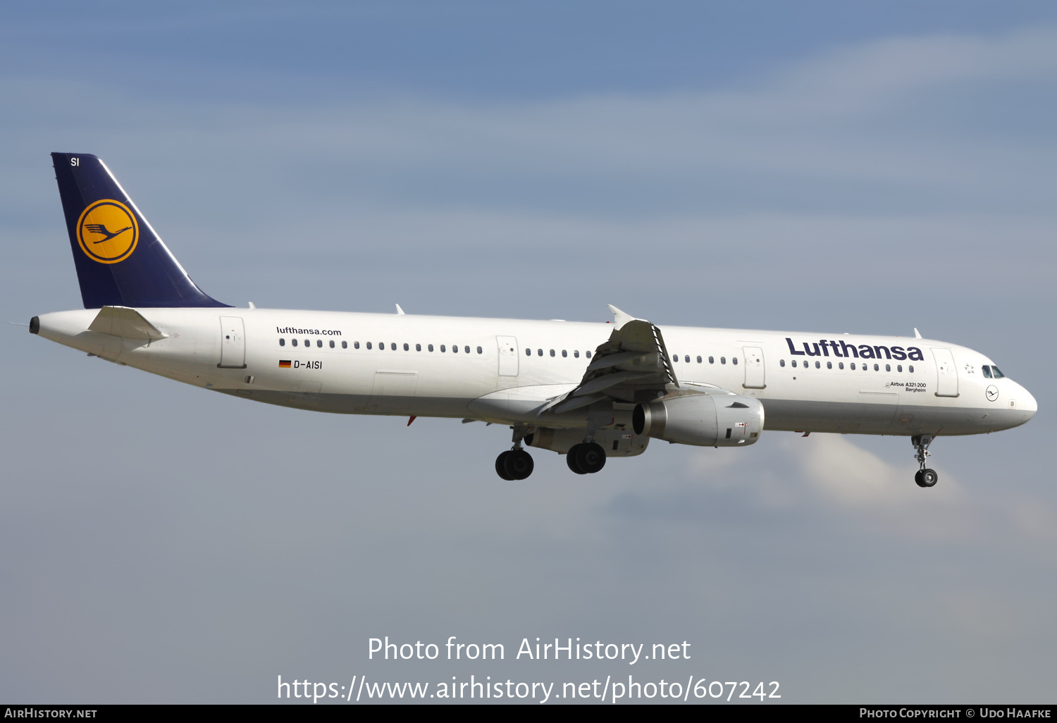 Aircraft Photo of D-AISI | Airbus A321-231 | Lufthansa | AirHistory.net #607242