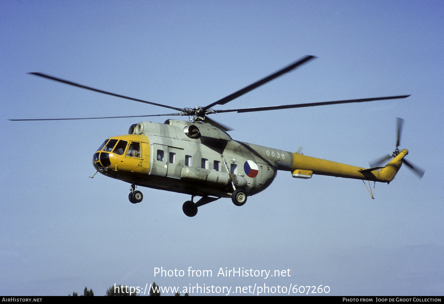 Aircraft Photo of 0836 | Mil Mi-8PS-11 | Czechoslovakia - Air Force | AirHistory.net #607260