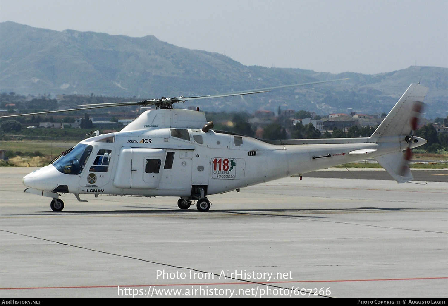 Aircraft Photo of I-CMDV | Agusta A-109A | Elitaliana | AirHistory.net #607266