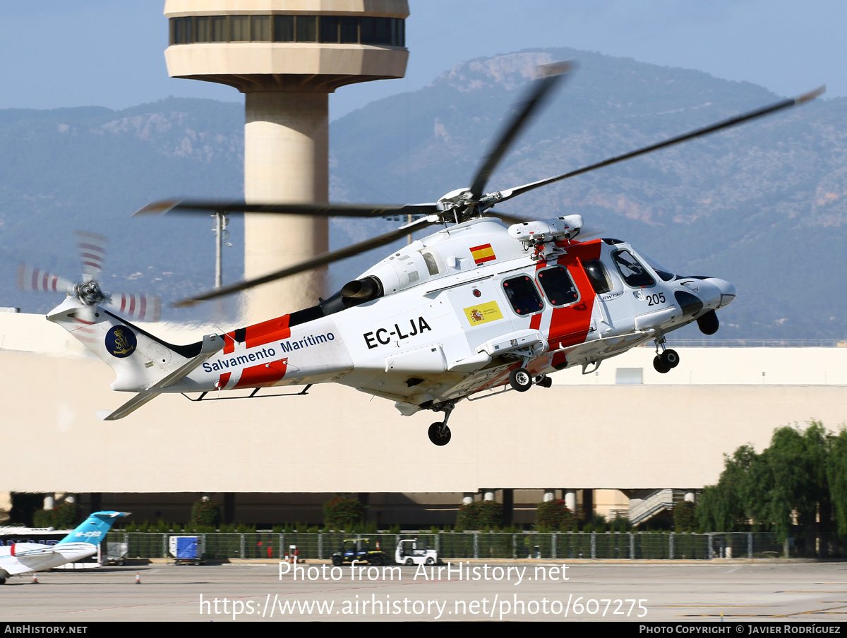 Aircraft Photo of EC-LJA | AgustaWestland AW-139 | Salvamento Marítimo | AirHistory.net #607275