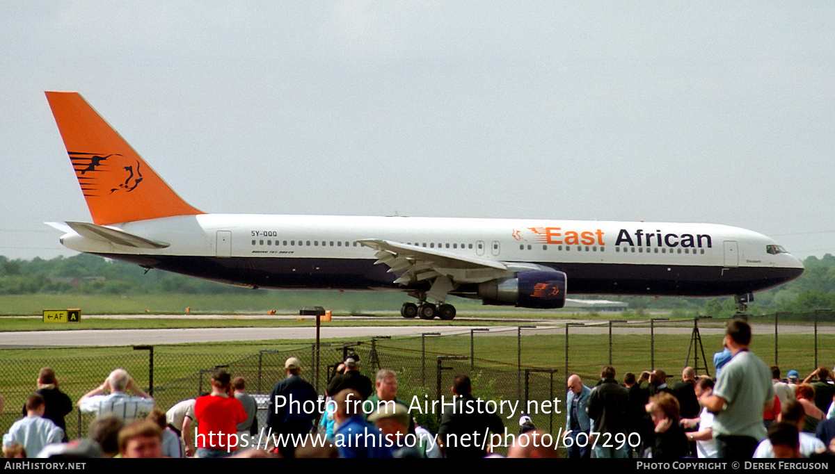 Aircraft Photo of 5Y-QQQ | Boeing 767-31A/ER | East African Safari Air | AirHistory.net #607290