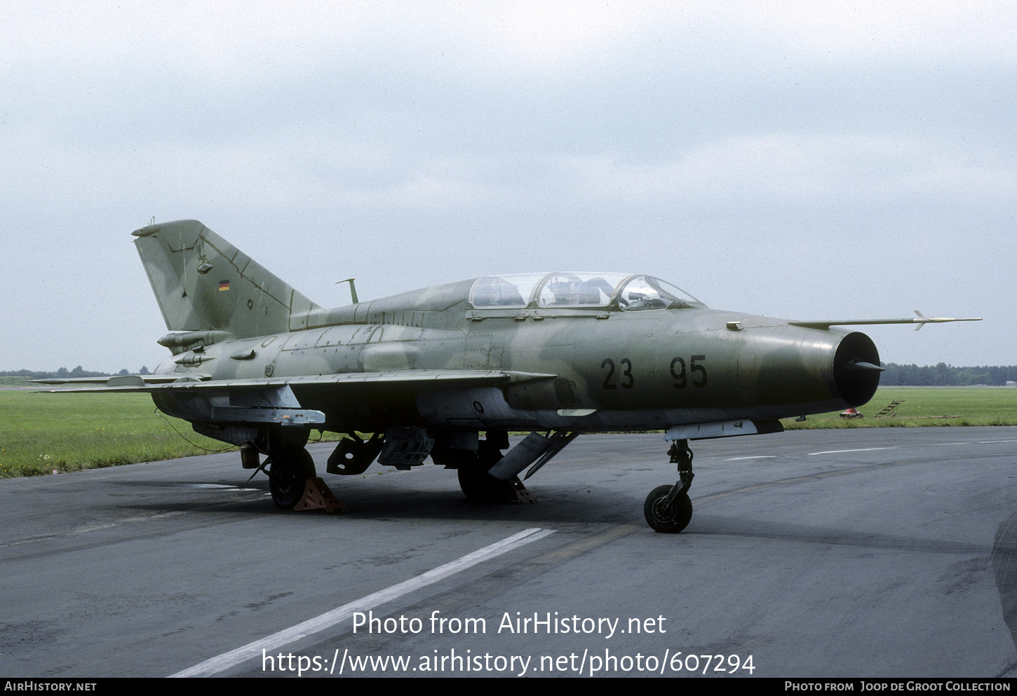 Aircraft Photo of 2395 | Mikoyan-Gurevich MiG-21U-600 | Germany - Air Force | AirHistory.net #607294