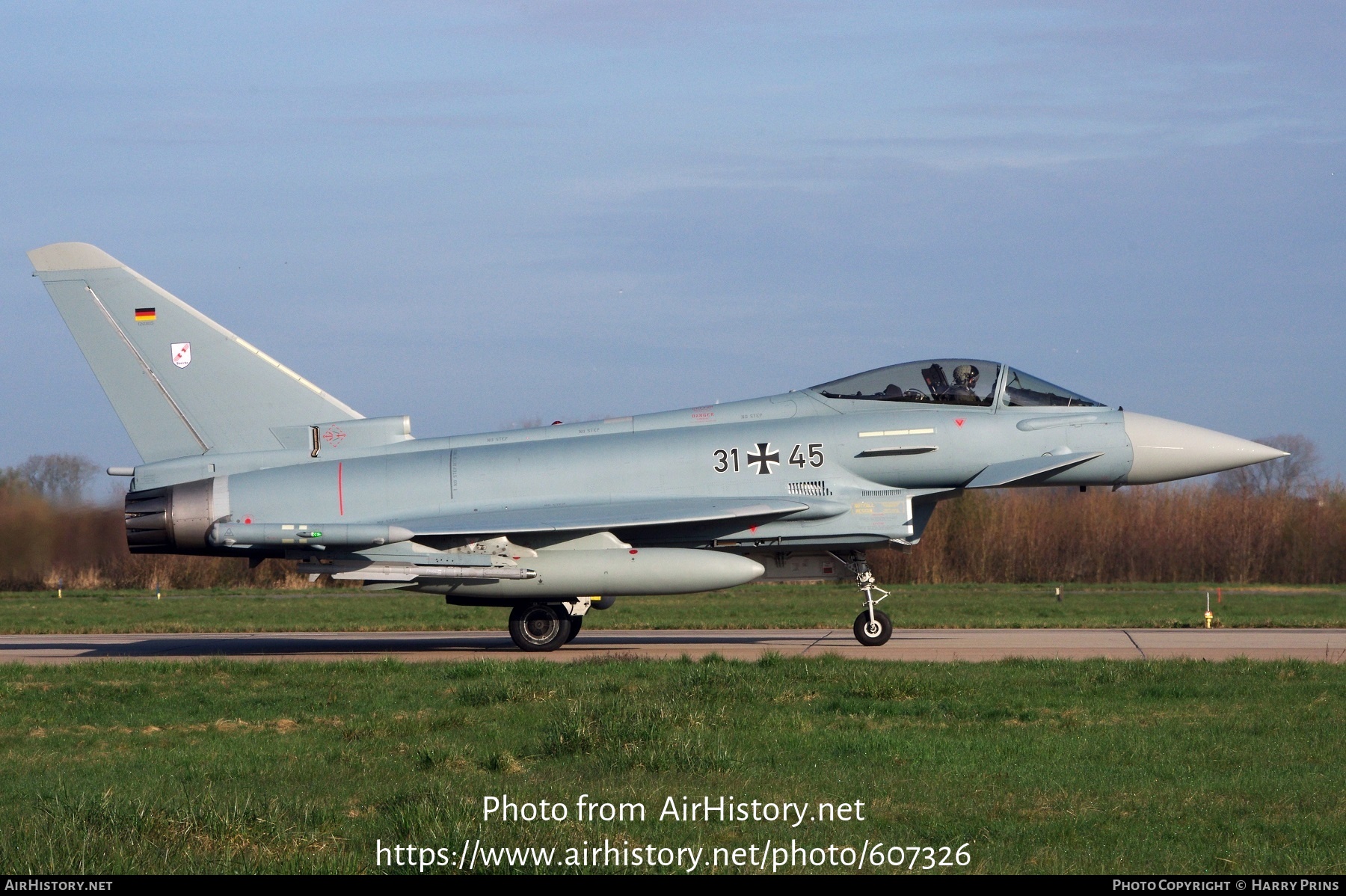 Aircraft Photo of 3145 | Eurofighter EF-2000 Typhoon S | Germany - Air Force | AirHistory.net #607326