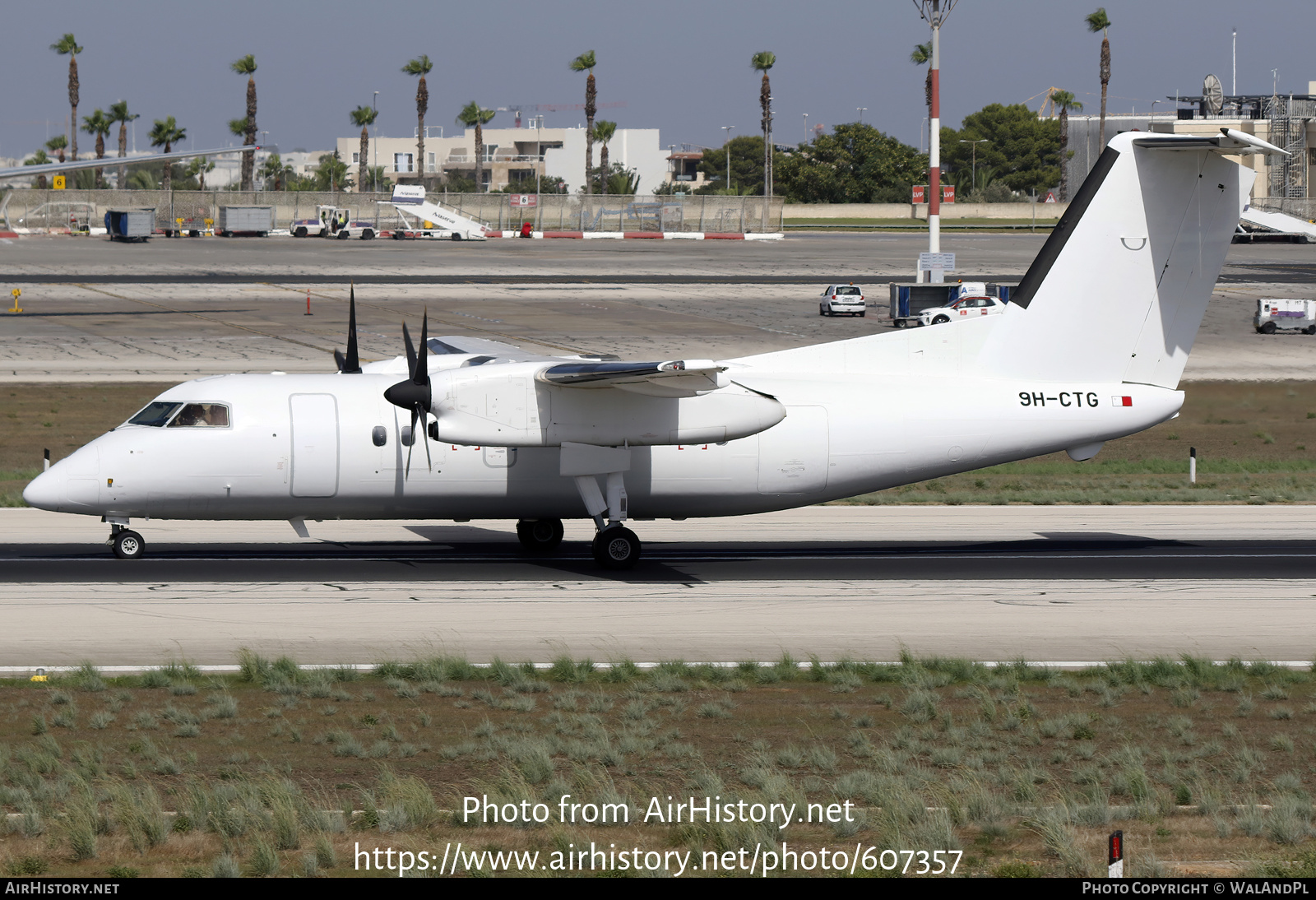 Aircraft Photo of 9H-CTG | De Havilland Canada DHC-8-102 Dash 8 | AirHistory.net #607357