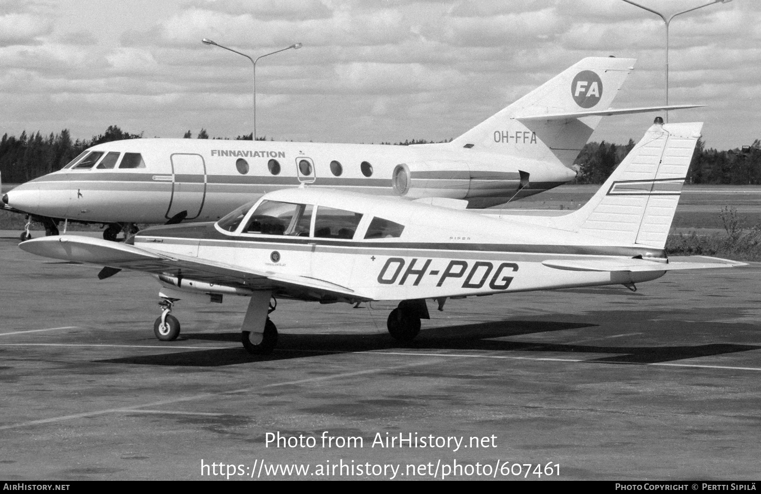 Aircraft Photo of OH-PDG | Piper PA-28R-200 Cherokee Arrow II | Tervalentäjät | AirHistory.net #607461