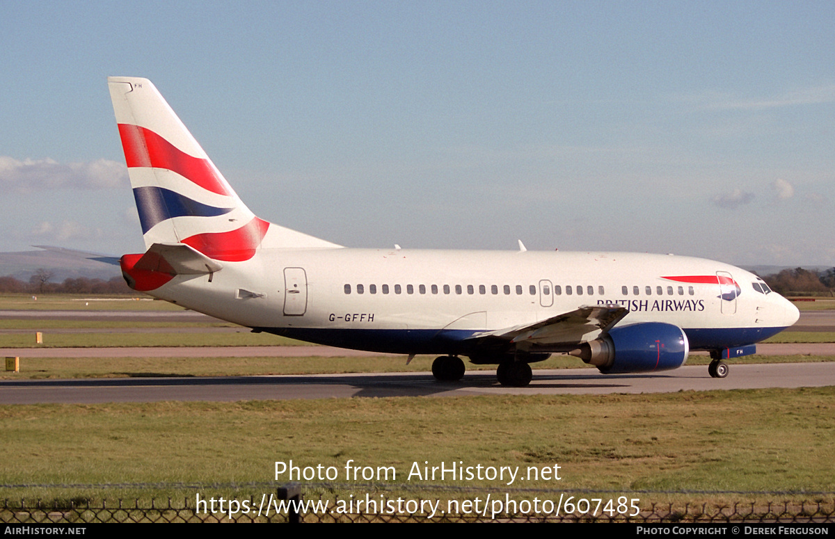 Aircraft Photo of G-GFFH | Boeing 737-5H6 | British Airways | AirHistory.net #607485