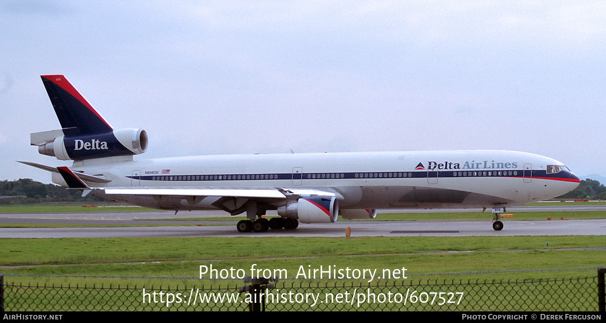 Aircraft Photo of N808DE | McDonnell Douglas MD-11 | Delta Air Lines | AirHistory.net #607527