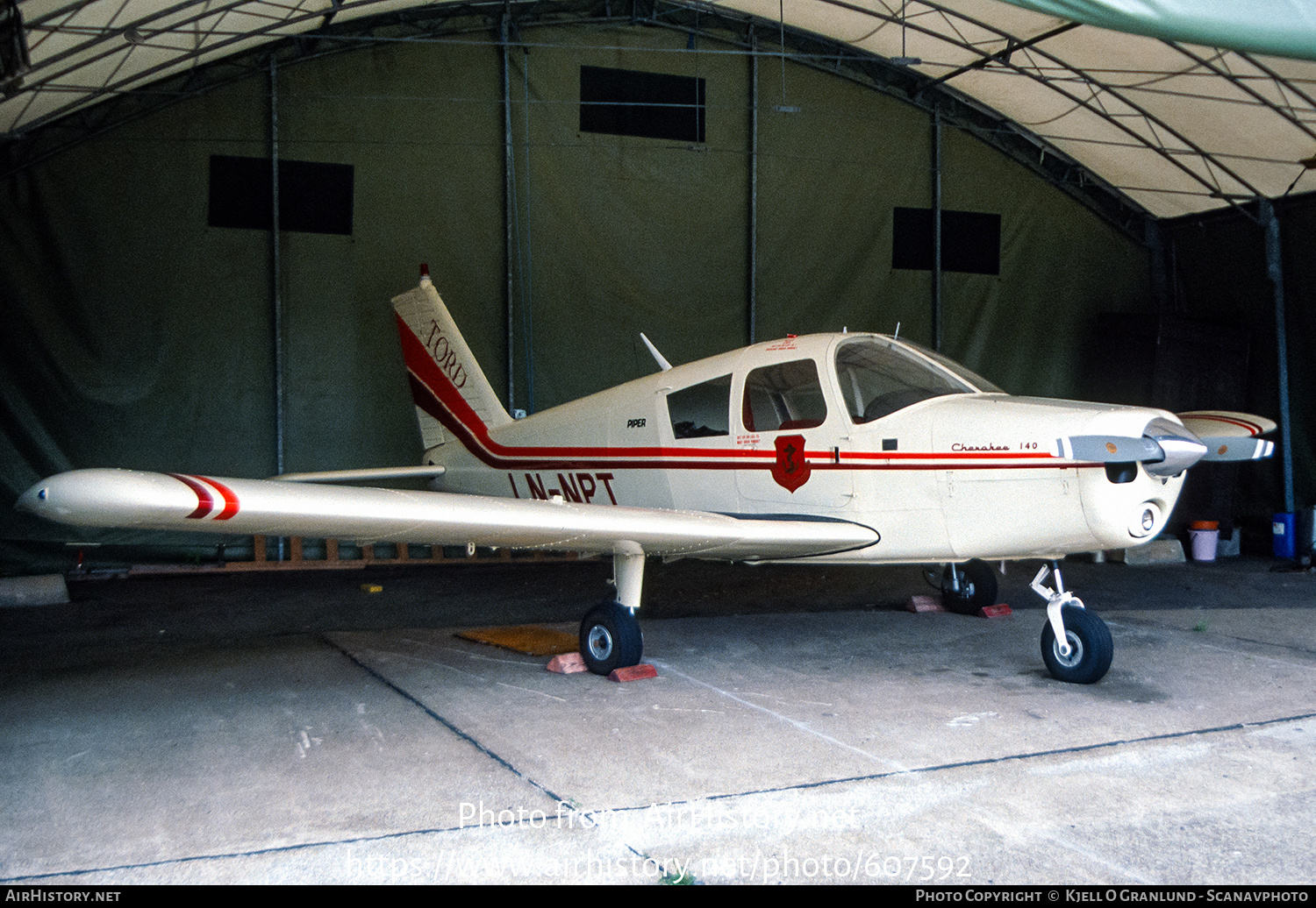 Aircraft Photo of LN-NPT | Piper PA-28-140 Cherokee | AirHistory.net #607592