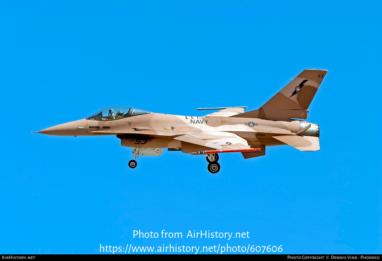 Aircraft Photo of 900944 | General Dynamics F-16A Fighting Falcon | USA - Navy | AirHistory.net #607606