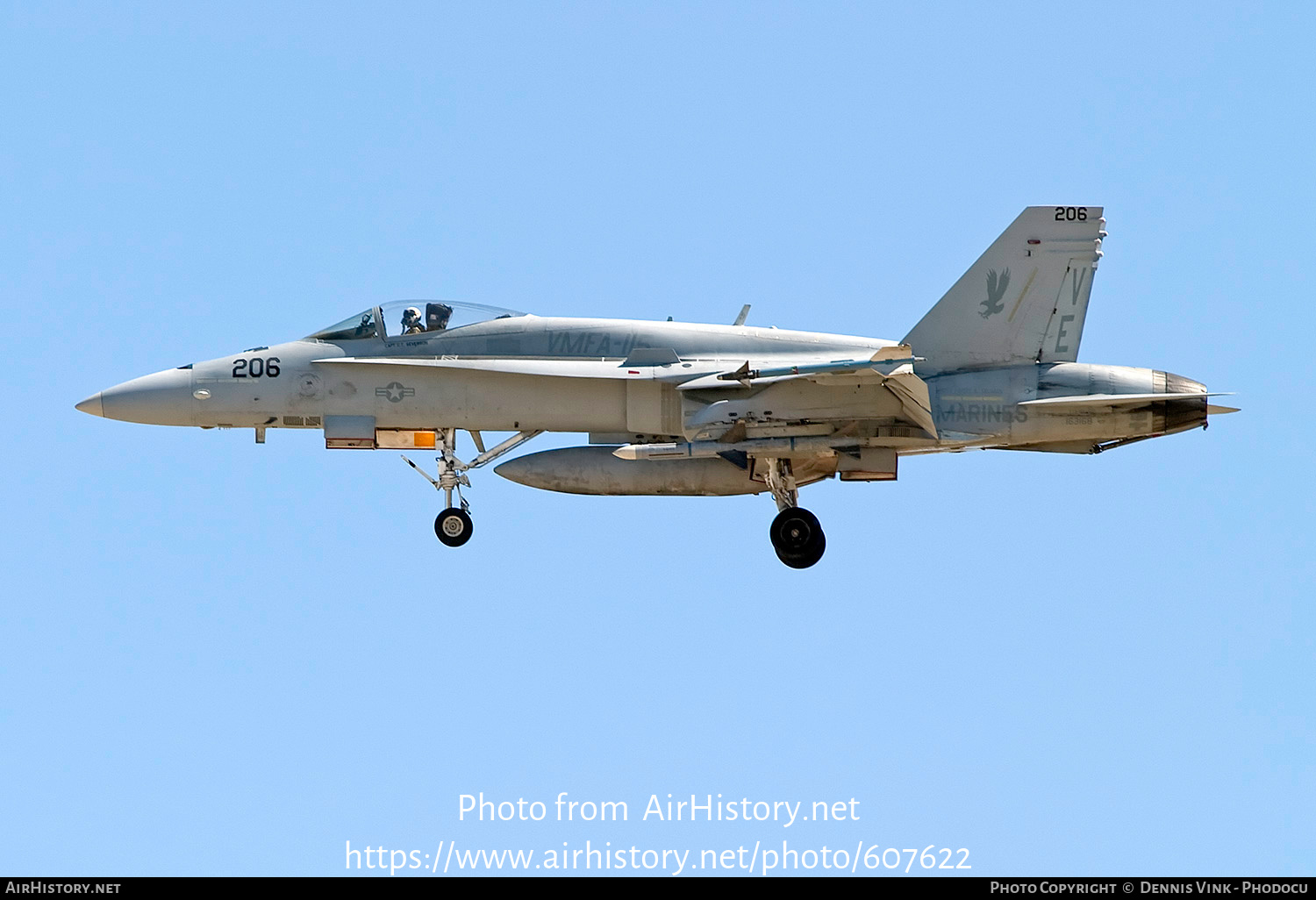 Aircraft Photo of 163168 | McDonnell Douglas F/A-18A+ Hornet | USA - Marines | AirHistory.net #607622