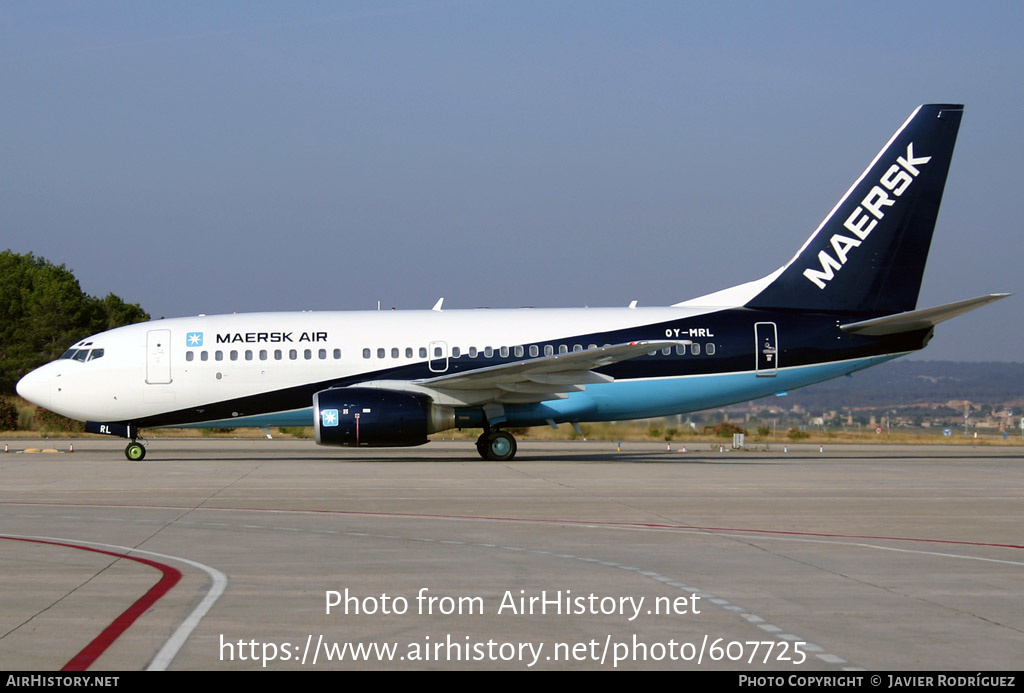 Aircraft Photo of OY-MRL | Boeing 737-7L9 | Maersk Air | AirHistory.net #607725