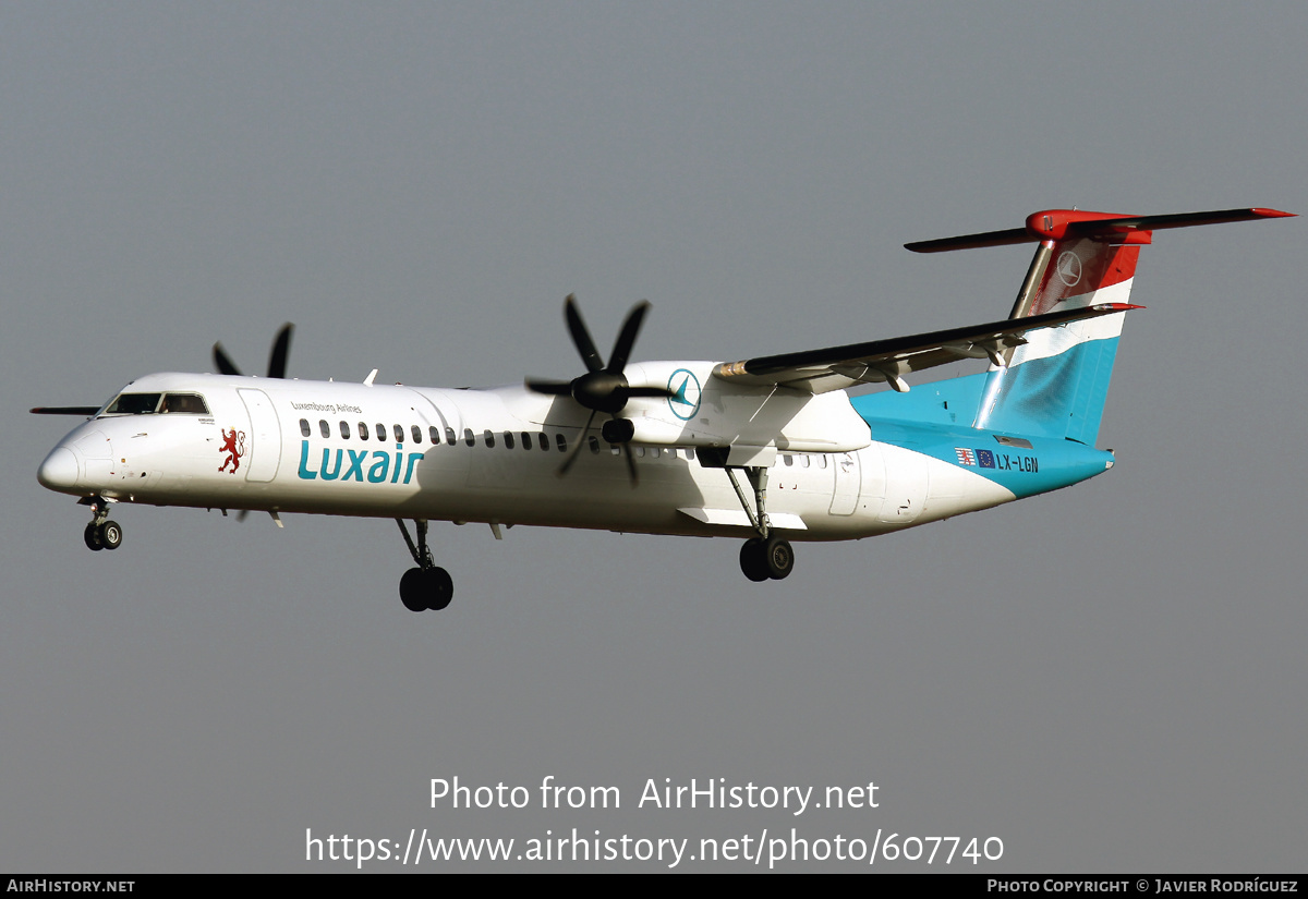 Aircraft Photo of LX-LGN | Bombardier DHC-8-402 Dash 8 | Luxair | AirHistory.net #607740