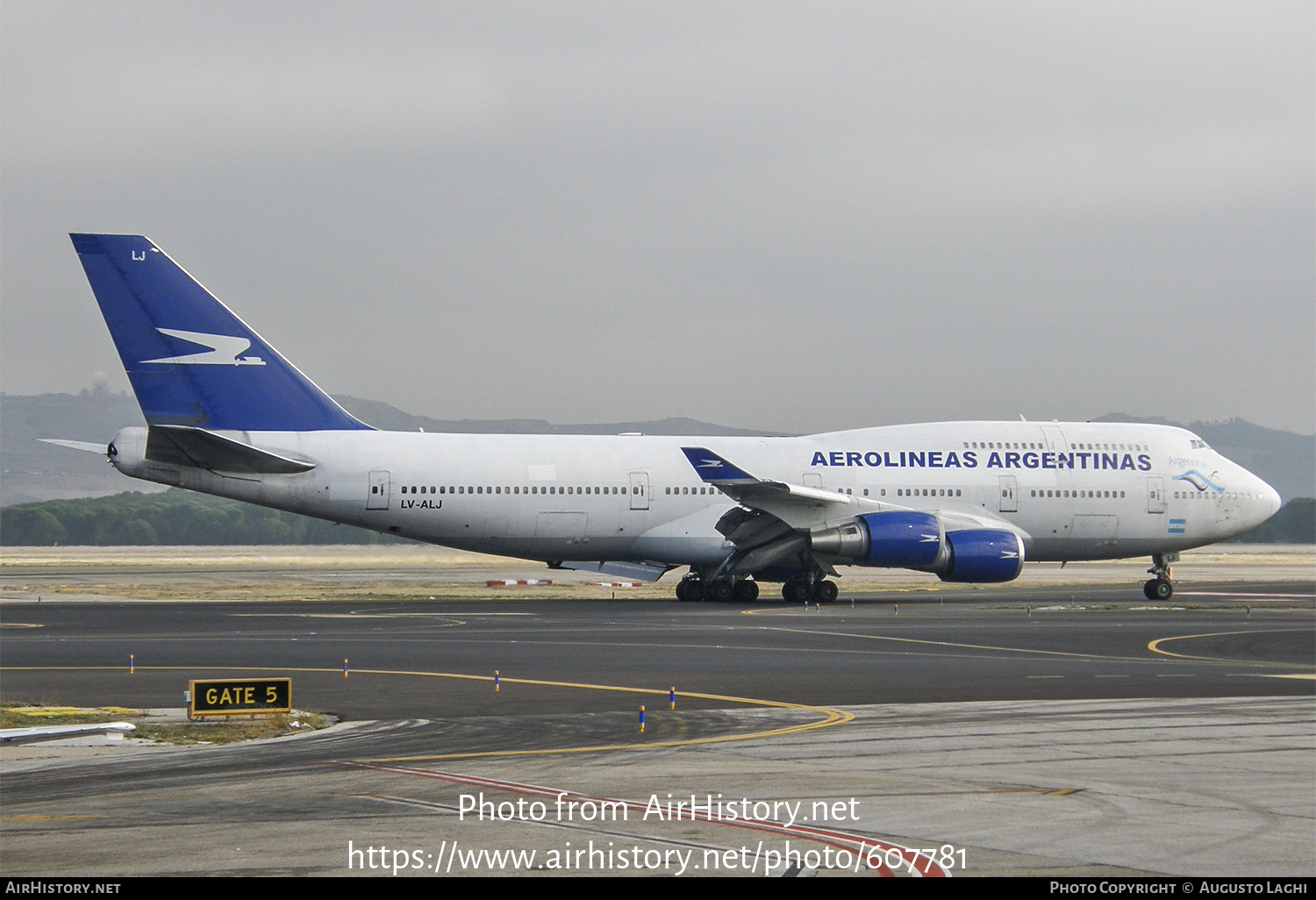 Aircraft Photo of LV-ALJ | Boeing 747-475 | Aerolíneas Argentinas | AirHistory.net #607781