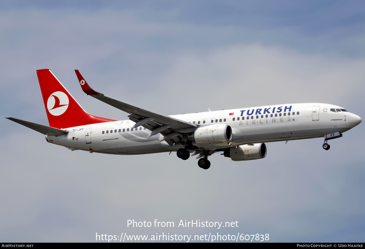 Aircraft Photo of TC-JFF | Boeing 737-8F2 | Turkish Airlines | AirHistory.net #607838