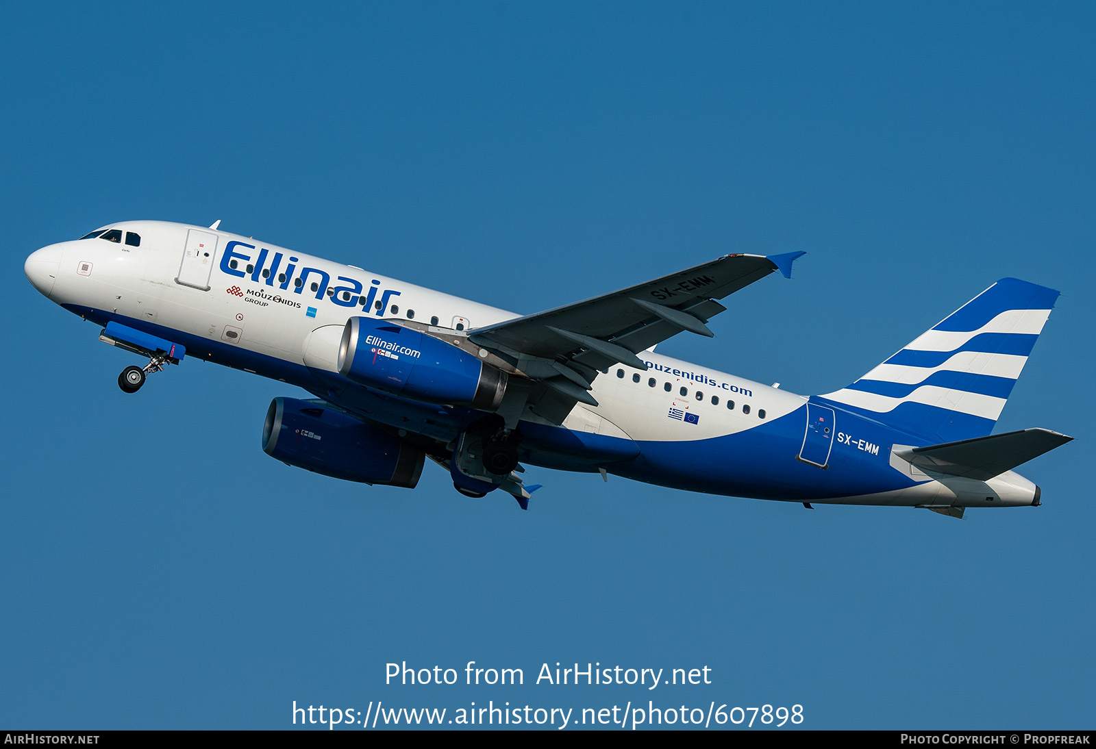 Aircraft Photo of SX-EMM | Airbus A319-132 | Ellinair | AirHistory.net #607898