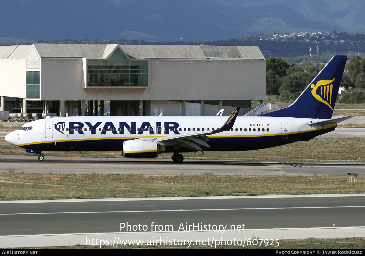 Aircraft Photo of EI-DLC | Boeing 737-8AS | Ryanair | AirHistory.net #607925