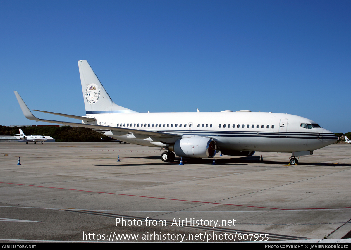 Aircraft Photo of VQ-BTA | Boeing 737-7P3 BBJ | AirHistory.net #607955