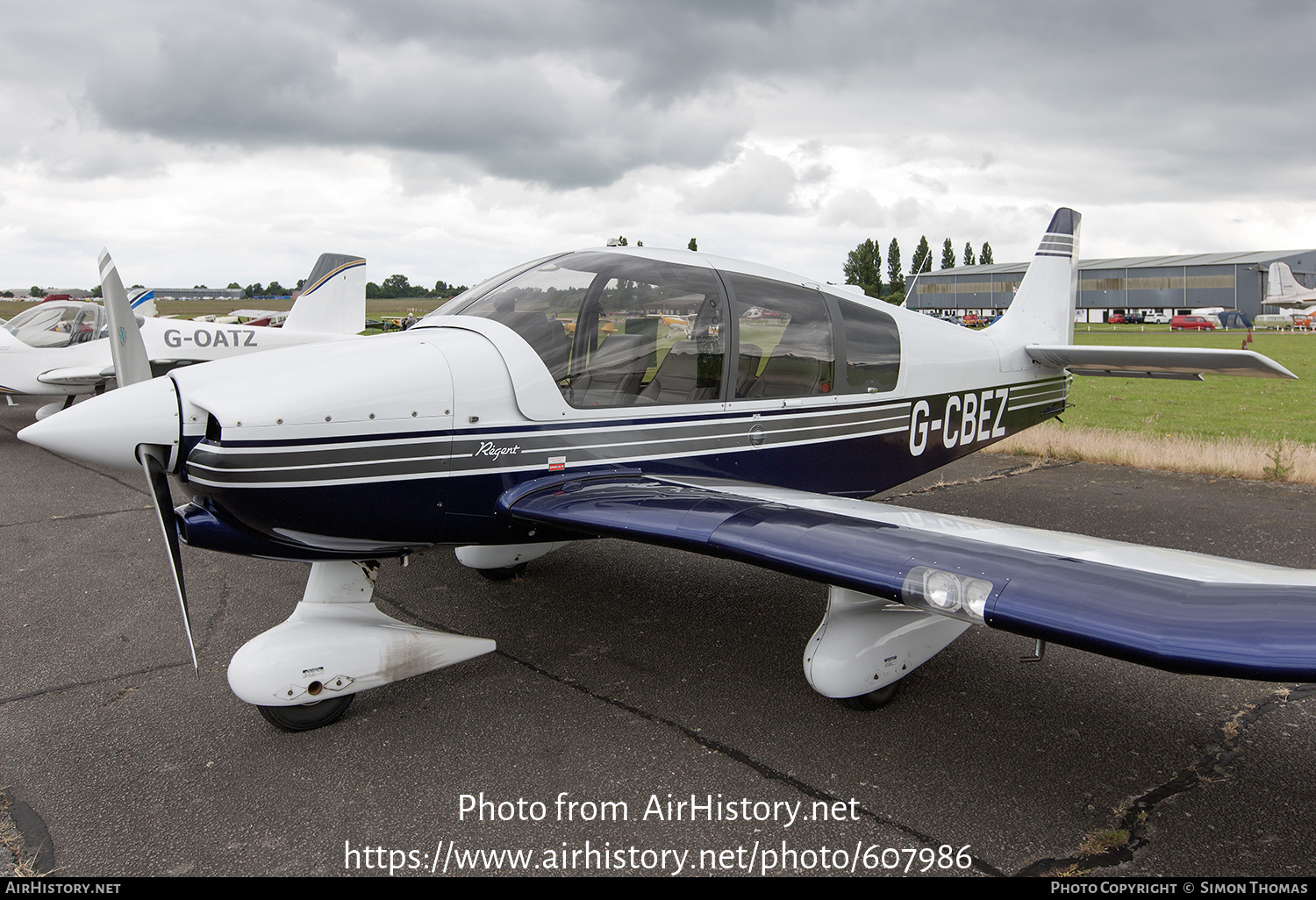Aircraft Photo of G-CBEZ | Robin DR-400-180 Regent | AirHistory.net #607986