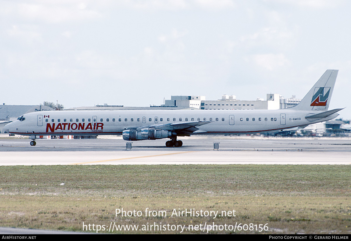 Aircraft Photo of C-GMXD | McDonnell Douglas DC-8-61 | Nationair | AirHistory.net #608156