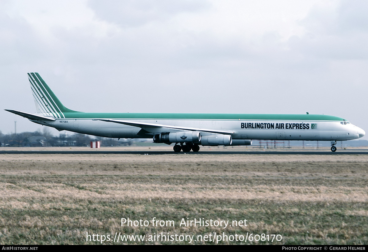 Aircraft Photo of N870BX | McDonnell Douglas DC-8-63(F) | Burlington Air Express | AirHistory.net #608170