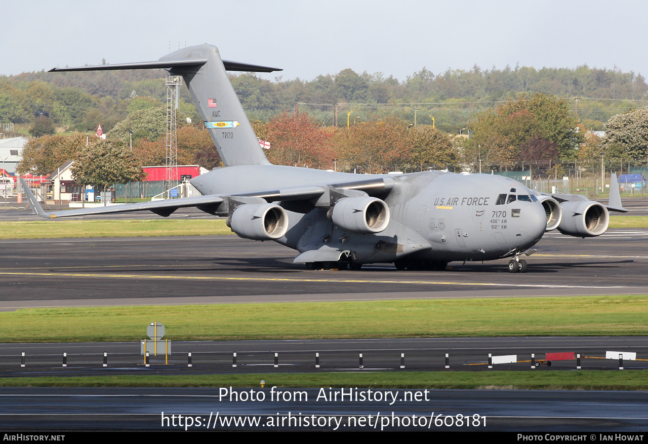 Aircraft Photo of 07-7170 / 77170 | Boeing C-17A Globemaster III | USA - Air Force | AirHistory.net #608181