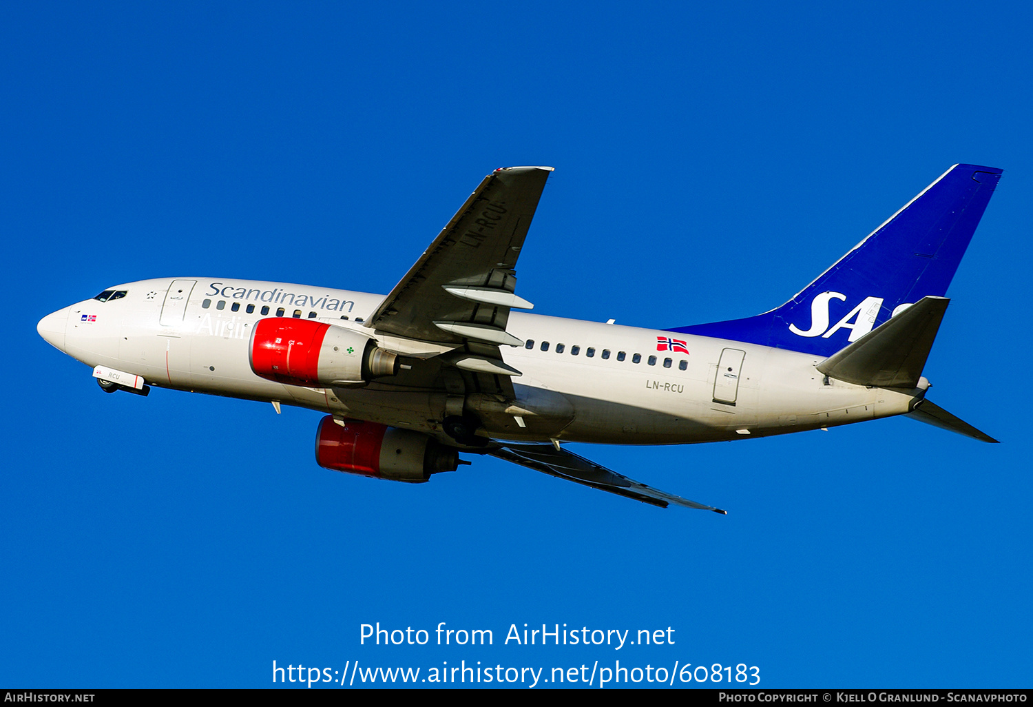 Aircraft Photo of LN-RCU | Boeing 737-683 | Scandinavian Airlines - SAS | AirHistory.net #608183