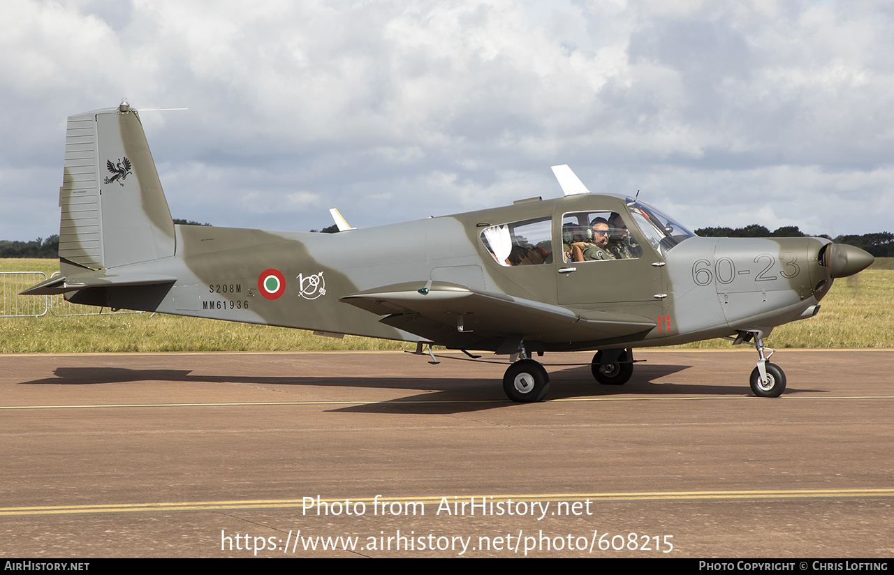 Aircraft Photo of MM61936 | SIAI-Marchetti S-208M | Italy - Air Force | AirHistory.net #608215