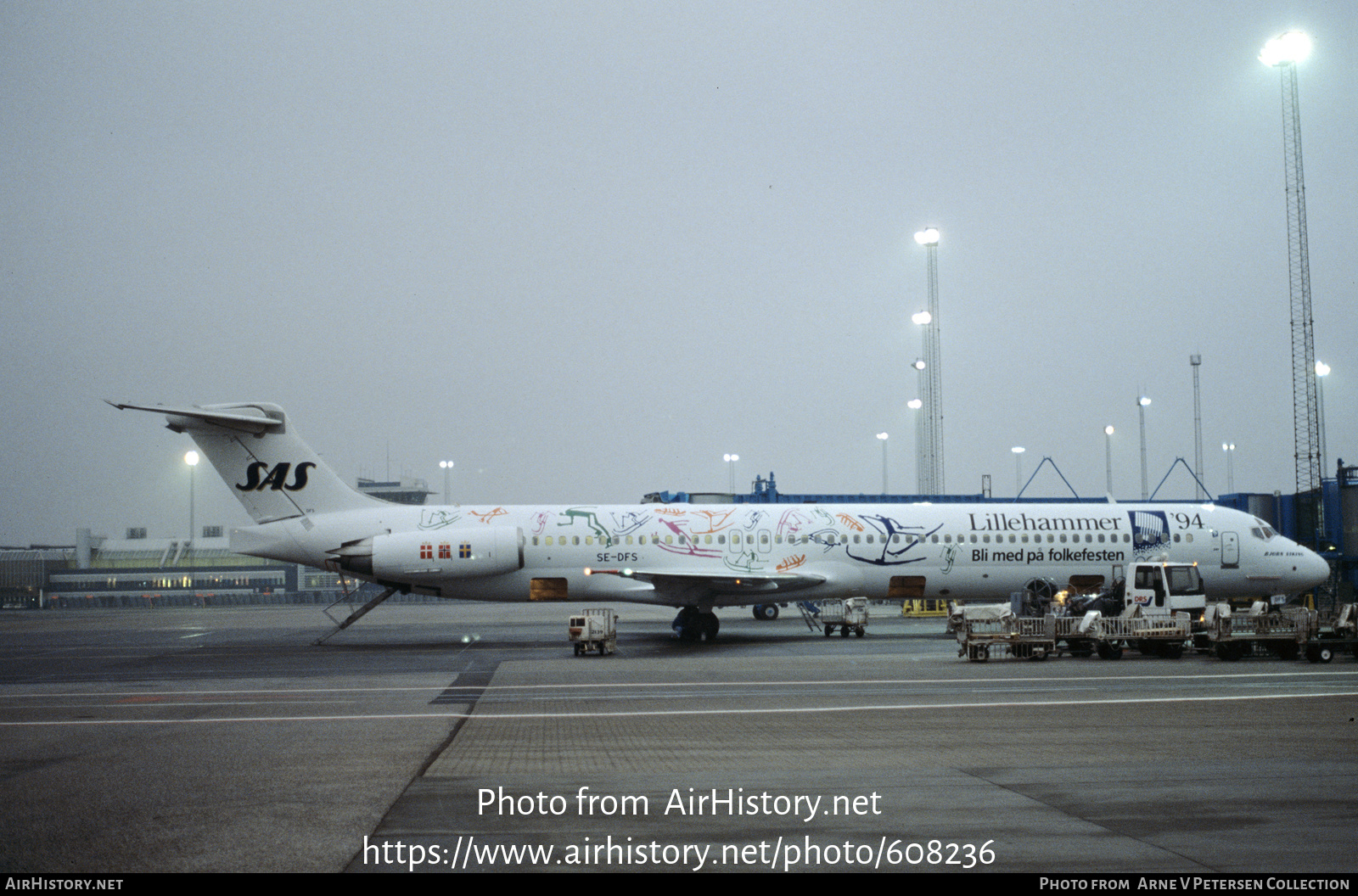 Aircraft Photo of SE-DFS | McDonnell Douglas MD-82 (DC-9-82) | Scandinavian Airlines - SAS | AirHistory.net #608236