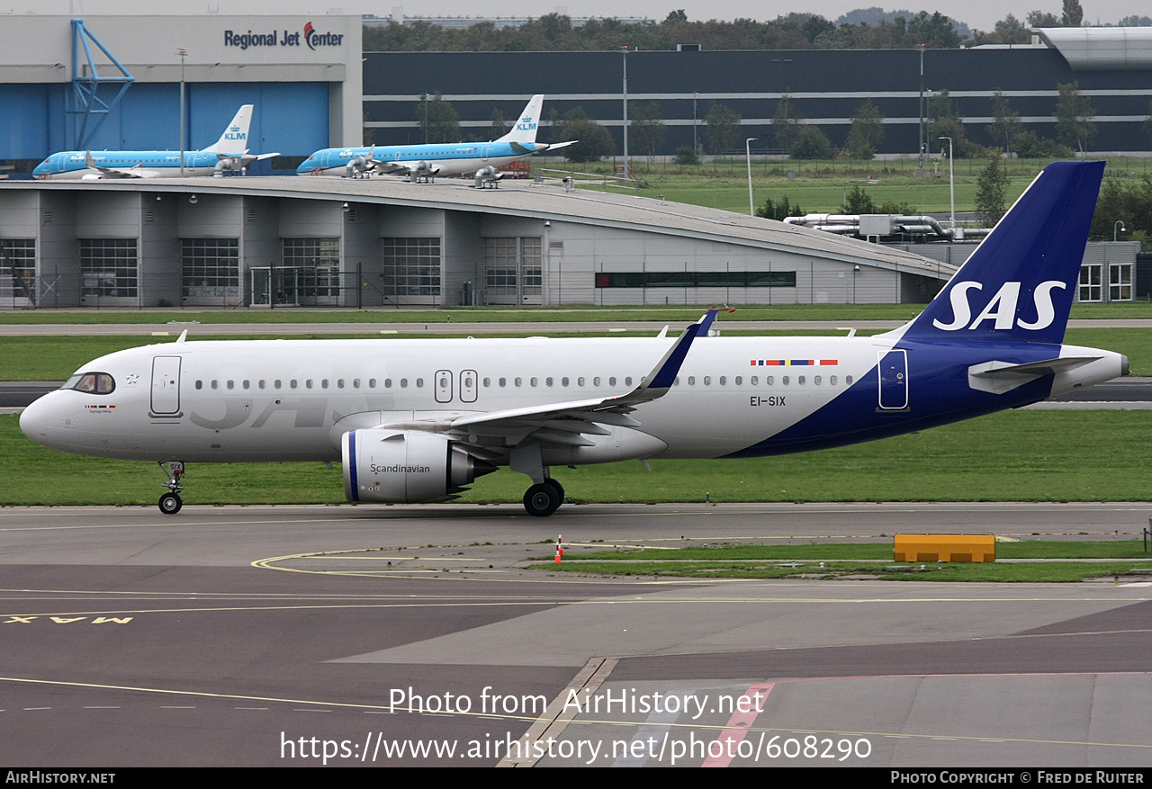 Aircraft Photo of EI-SIX | Airbus A320-251N | Scandinavian Airlines - SAS | AirHistory.net #608290