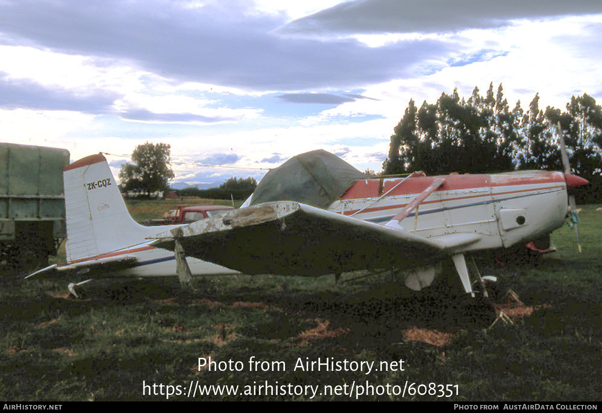 Aircraft Photo of ZK-CQZ | Cessna A188 AgWagon 300 | AirHistory.net #608351