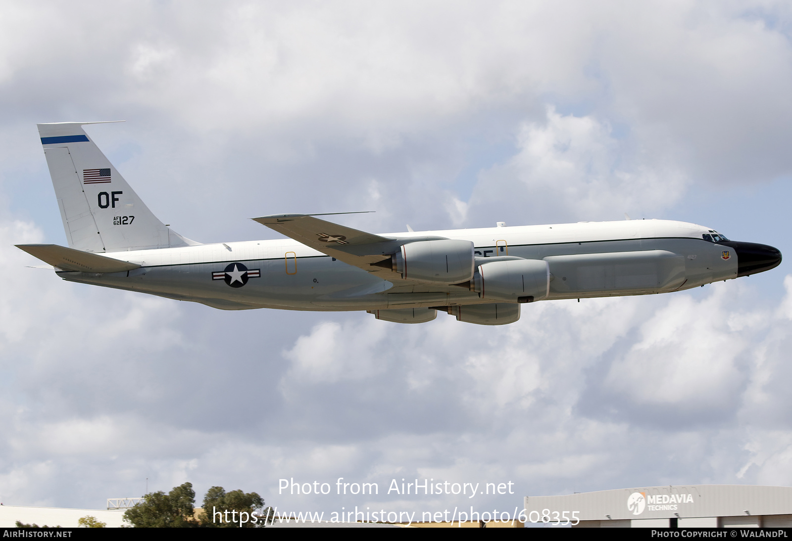 Aircraft Photo of 62-4127 / AF62-127 | Boeing TC-135W | USA - Air Force | AirHistory.net #608355