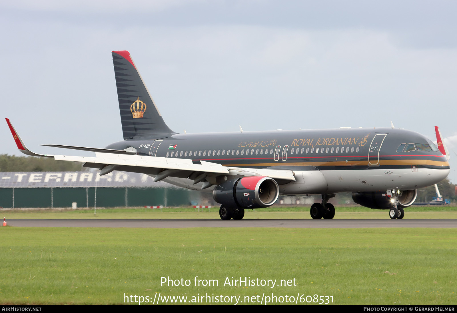 Aircraft Photo of JY-AZD | Airbus A320-232 | Royal Jordanian Airlines | AirHistory.net #608531