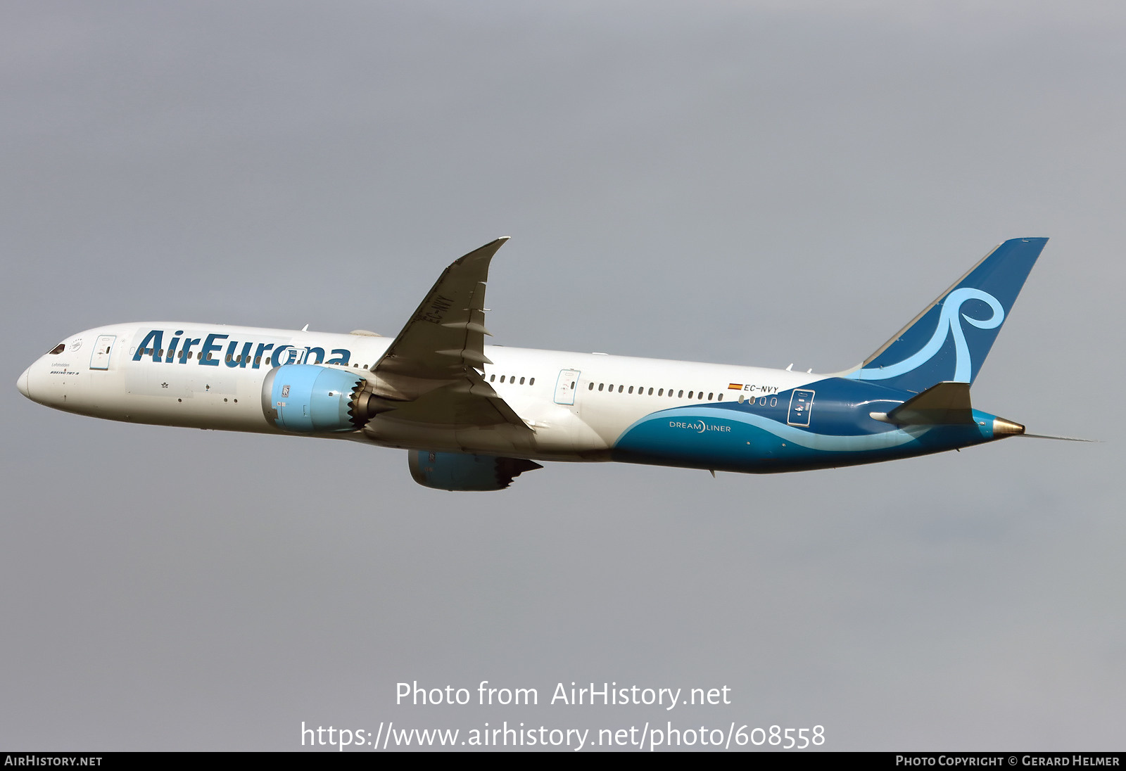 Aircraft Photo of EC-NVY | Boeing 787-9 Dreamliner | Air Europa | AirHistory.net #608558