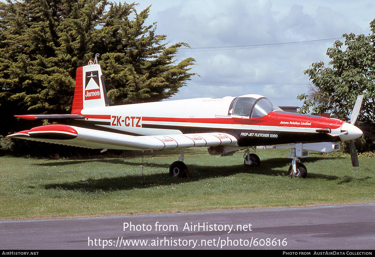 Aircraft Photo of ZK-CTZ | James Aviation Fletcher FU-1060 | James Aviation | AirHistory.net #608616